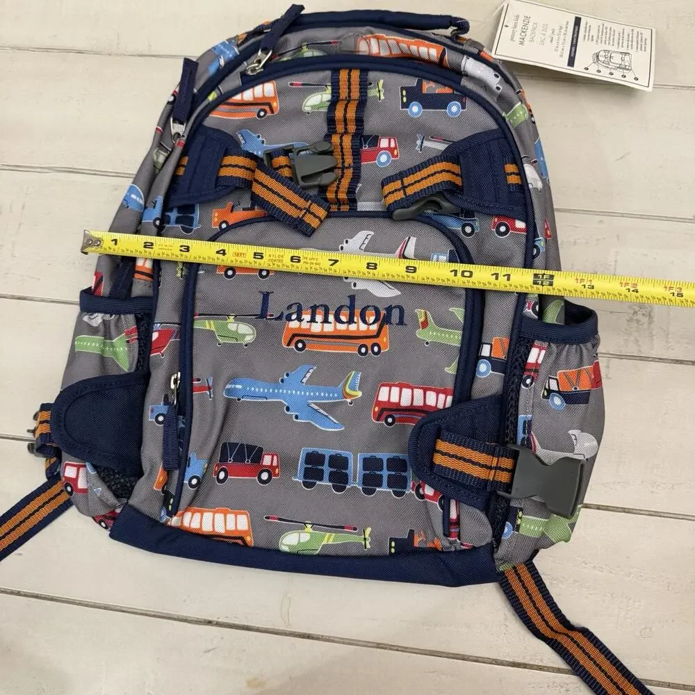 pottery barn kids small backpack Landon Monogram